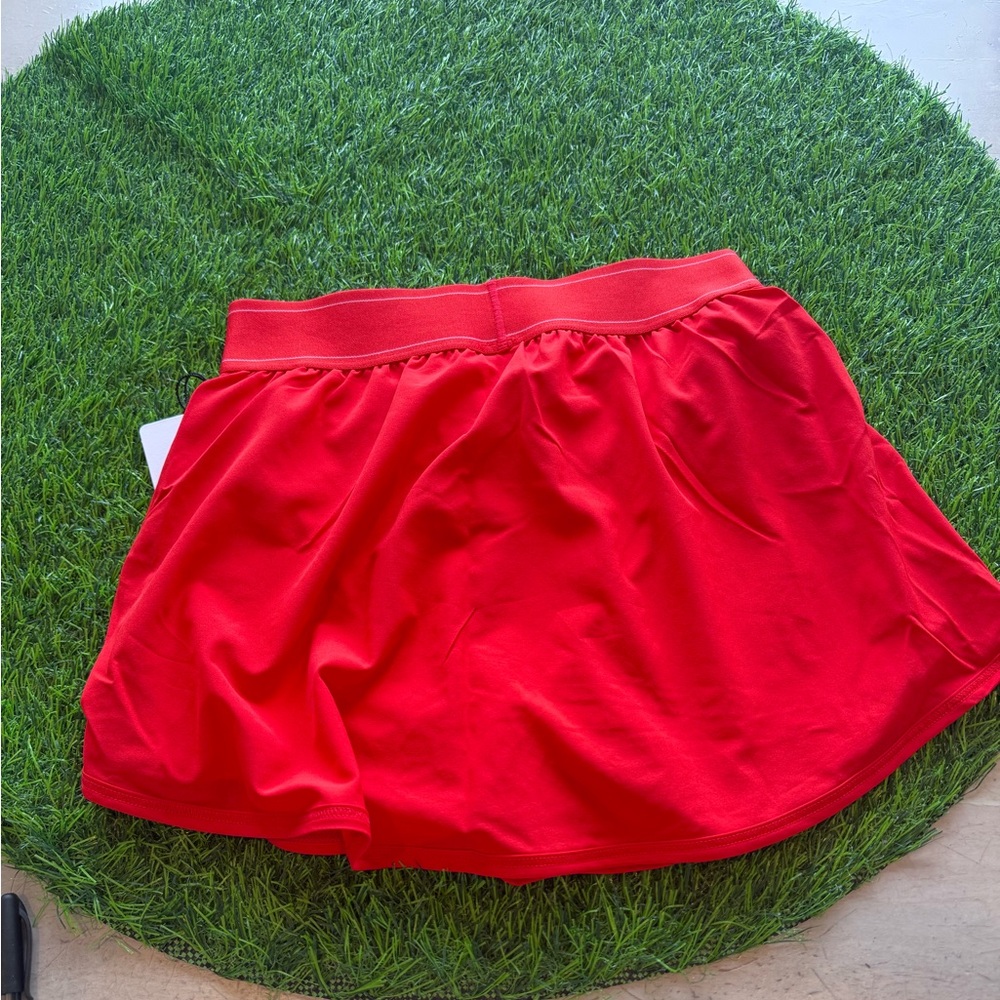 NWT ALO Yoga Match Point Tennis Skirt bright Red size xxs - sold out online - Picture 7 of 9